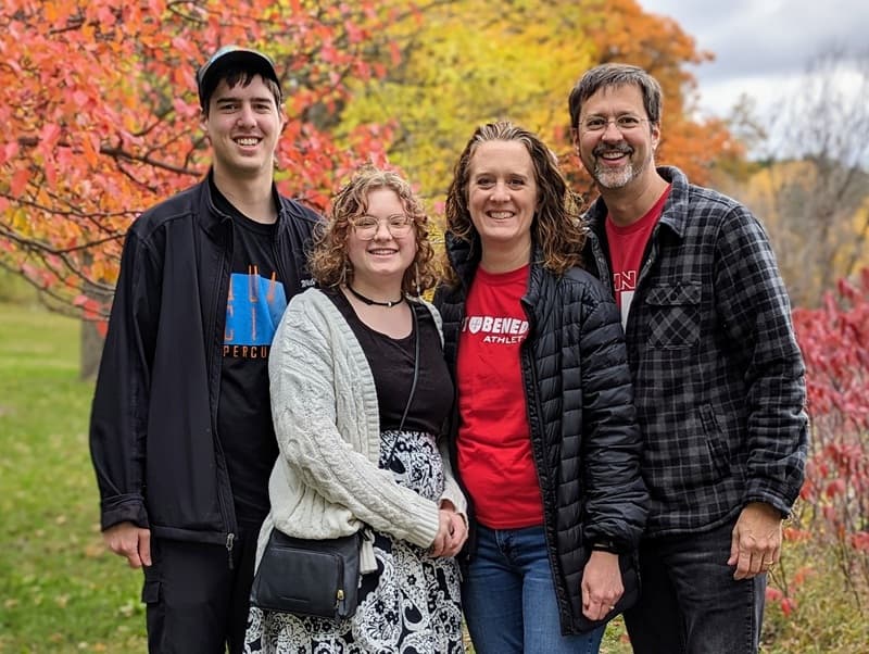 Family by the Sauk River